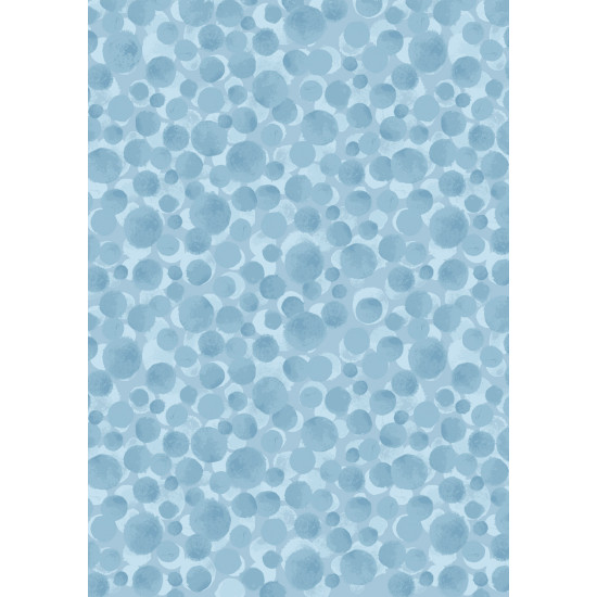 Bumbleberries - Zennor Blue - Lewis & Irene - per 1/4m