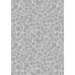 Bumbleberries - Mid Grey - by Lewis & Irene - per 1/4m