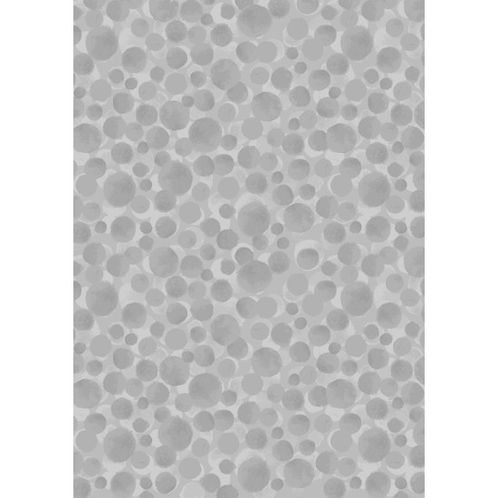 Bumbleberries - Mid Grey - by Lewis & Irene - per 1/4m