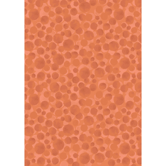 Bumbleberries - Copper Metallic - by Lewis & Irene - per 1/4m
