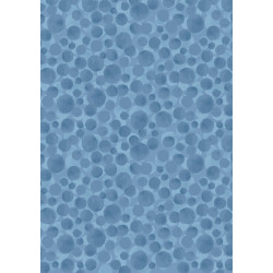 Bumbleberries - Mid Blue - Lewis & Irene - per 1/4m