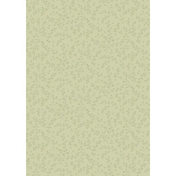 Floral Song - Nature's gifts on Light Green - by Lewis and Irene - per 1/4 metre 