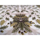 Celtic Faeries - Green Man on Cream - by Lewis and Irene - per 1/4m