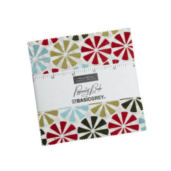Peppermint Bark - by Basic Grey - Moda - 42 x 5" pre-cut Squares - Charm Pack