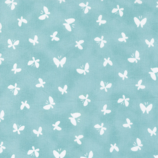 Jolie - Butterflies on Sky Blue -  by Chez Moi - for Moda - per 1/4m