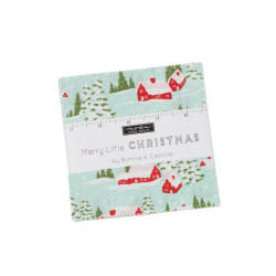 Merry Little Christmas - by Bonnie & Camille - Moda - 42 x 5" pre-cut Squares - Charm Pack
