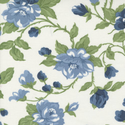 Shoreline - Large Blue Flowers - Moda - per 1/4 metre