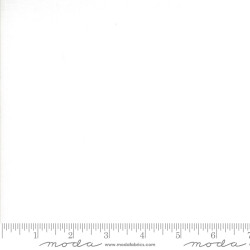 Bella Solids - White Bleached - by Moda - per 1/4m