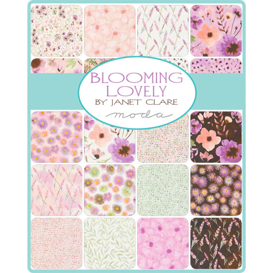 Blooming Lovely - Janet Clare - Moda - Charm Pack