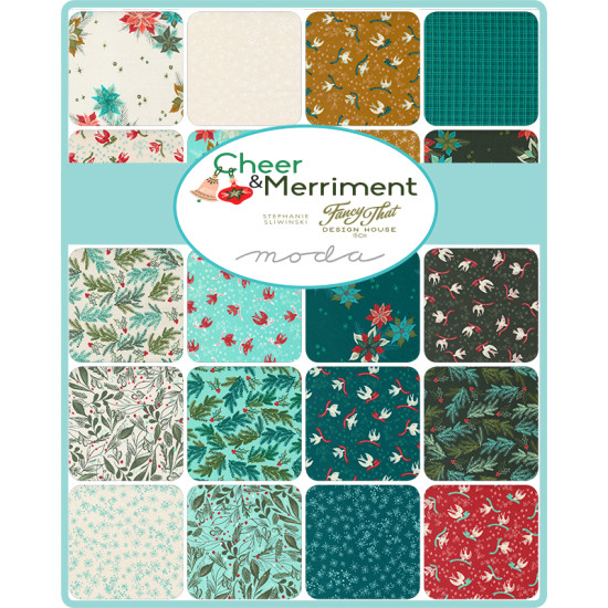 Cheer & Merriment - Fancy That Design House & Co - Moda - Charm Pack