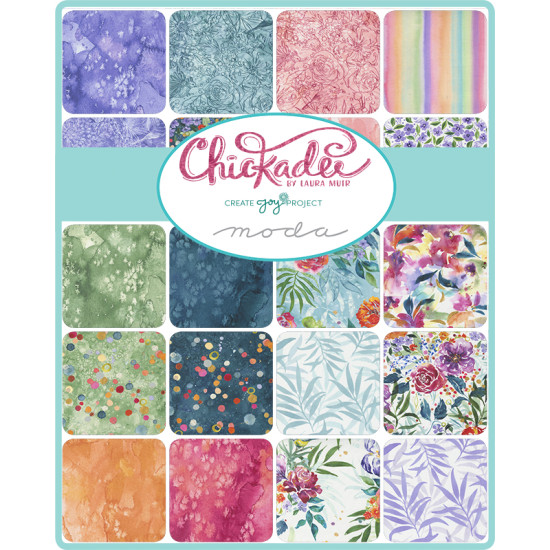 Chickadee - 40 2.5" x 42" precut fabric - by Laura Muir of Create Joy Project - Moda - Jelly Roll