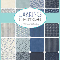 Larking - Janet Clare - 42 x 5" pre-cut squares - Moda - Charm Pack