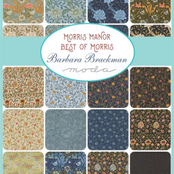 Morris Manor - Best of Morris - Twilight - by Barbara Brackman - Moda - per 1/4m