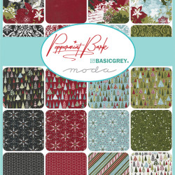 Peppermint Bark - by Basic Grey - Moda - 42 x 5" pre-cut Squares - Charm Pack