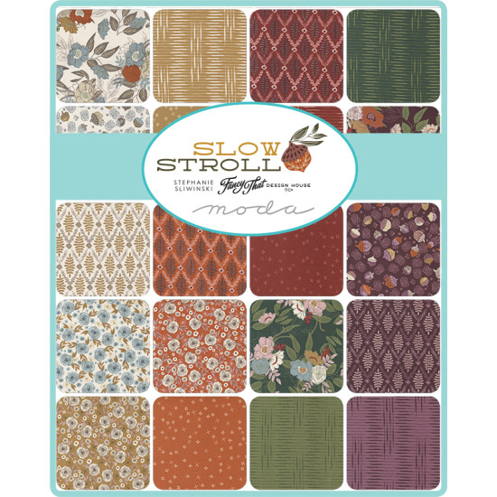 Slow Stroll - by Stephanie Sliwinski - Moda - 40 x 21/2" strips - Jelly Roll