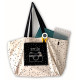 Sew Happy - Canvas Crosses on Natural - by Brigitte Heitland of Zen Chic - Moda - per 1/2 metre