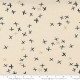 Sew Happy - Canvas Crosses on Natural - by Brigitte Heitland of Zen Chic - Moda - per 1/2 metre