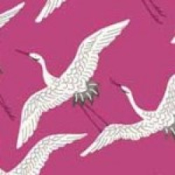 Asami Cranes by Makower - per 1/4m