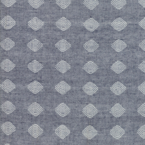 Boro Wovens - Lozenge Weave on Light Indigo for Moda - per 1/4m