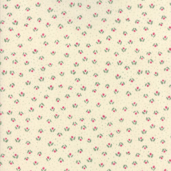 Freya and Friends - Small Flowers Chalk - Janet Clare - Moda - per 1/4m