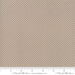 Cottontail Cottage - Soft Brown Mini Check - Moda - per 1/4m