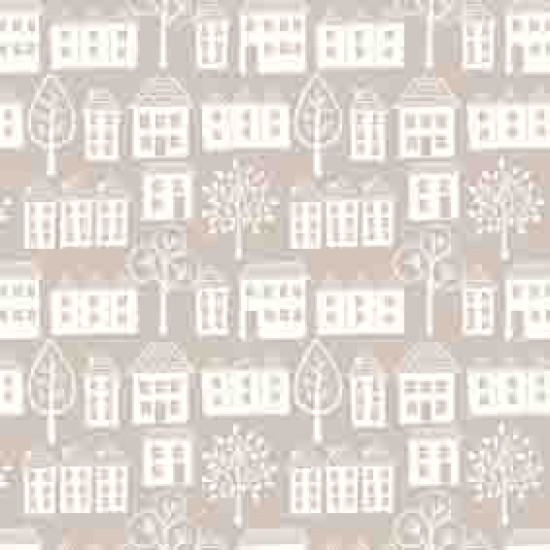 Town & Country - White Houses - by Lewis & Irene - per 1/4m