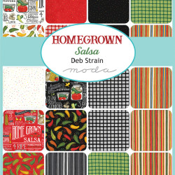 Homegrown Salsa - by Deb Strain - Moda - Charm Pack