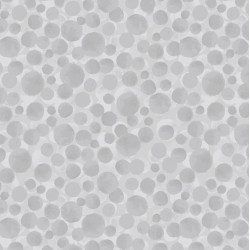 Bumbleberries - Silver Metallic - by Lewis & Irene - per 1/4m