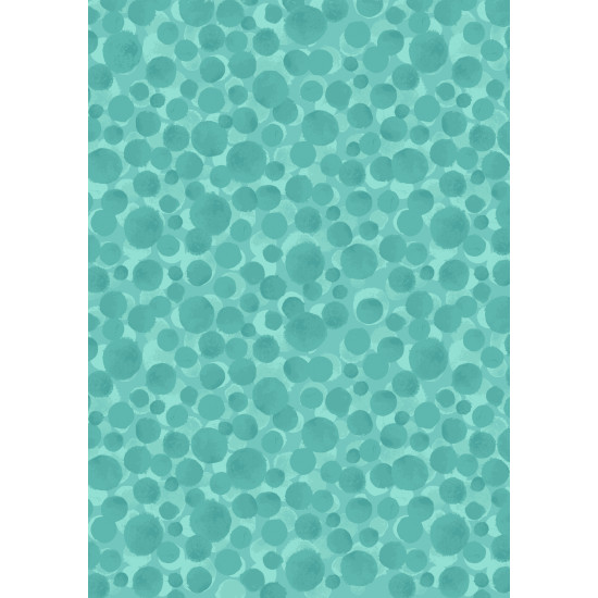 Bumbleberries - Tropics Blue - by Lewis & Irene - per 1/4m