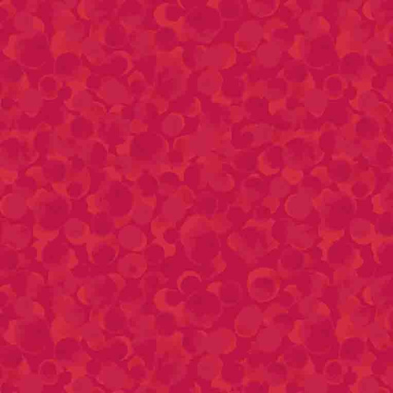 Bumbleberries - Red - by Lewis & Irene - per 1/4m