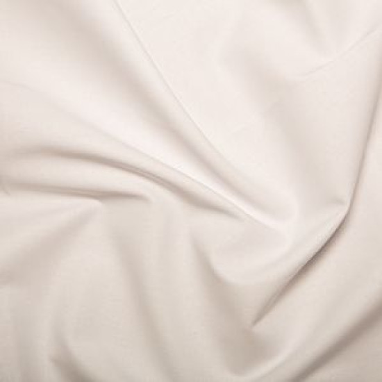Klona Cotton - White - Extra Wide per 1/4m