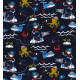 Organic Jersey - King of Pirates Navy - per 1/2m