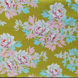 Tilda - Beach Peony Lime - per 1/4m