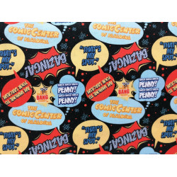 The Big Bang Theory - Quotes - for Camelot Fabrics - per 1/4m