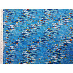 Fish 2 by 2 - by Fabri Quilt - per 1/4m
