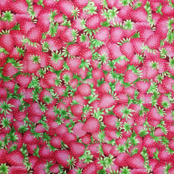 Strawberries - 112-1122 - by Fabri-Quilt - per 1/4m