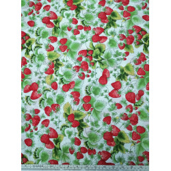Strawberries - 112-1121 - by Fabri-Quilt - per 1/4m