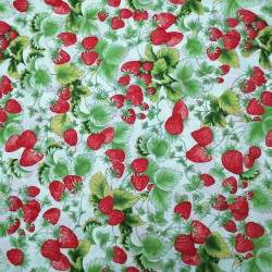 Strawberries - 112-1121 - by Fabri-Quilt - per 1/4m