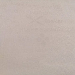 White on White -  Text - by Littondale - per 1/4m
