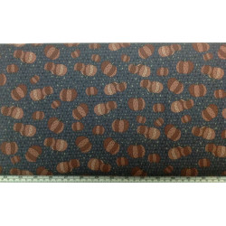 Little Witchy Wonderland - Pumpkin Patch Bootlace Black - for RJR fabrics - per 1/4m