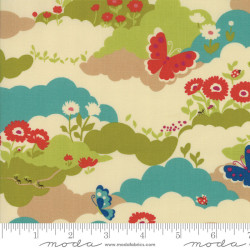Lucky Day by Momo - Butterflies for Moda - per 1/4m