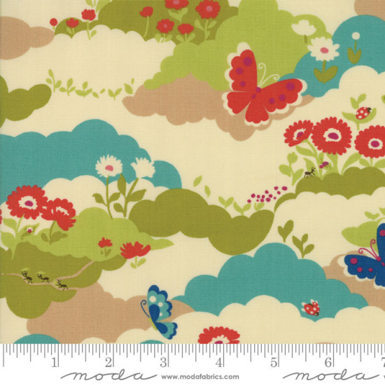 Lucky Day by Momo - Butterflies for Moda - per 1/4m