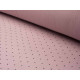 Double Baby Gauze - Spot Pale Pink - per 1/2m