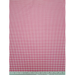 Gingham - Deep Pink by Makower - per 1/4m